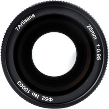 Camera lens - 7Artisans 25mm F0.95 Sony E (manual focus, f/0.95 aperture)