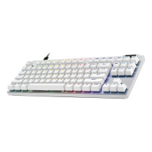 Gaming Keyboard - Logitech G PRO X TKL Rapid USB QWERTY 1ms Response White