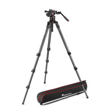 Tripod set - Manfrotto 536 tripod with 612 fluid head and bag