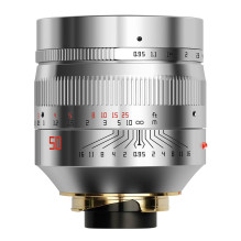 Lens - TTArtisan 50mm F0.95 Leica M 11 elements, F0.95, Silver Lens - TTArtisan 50mm F0.95 Leica M 11 elements, F0.95, Silver