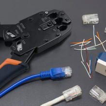 Tinklo Jungtis - Qoltec 54556 RJ45 CAT6 FTP Auksu Padengti Kontaktai 100 vnt. Tinklo Jungtis - Qoltec 54556 RJ45 CAT6 FTP Auksu Padengti Kontaktai 100 vnt.