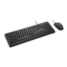 Klaviatūra ir pelė - Lenovo 160 klaviatūra ir pelė USB 104 klavišai juoda Klaviatūra ir pelė - Lenovo 160 klaviatūra ir pelė USB 104 klavišai juoda