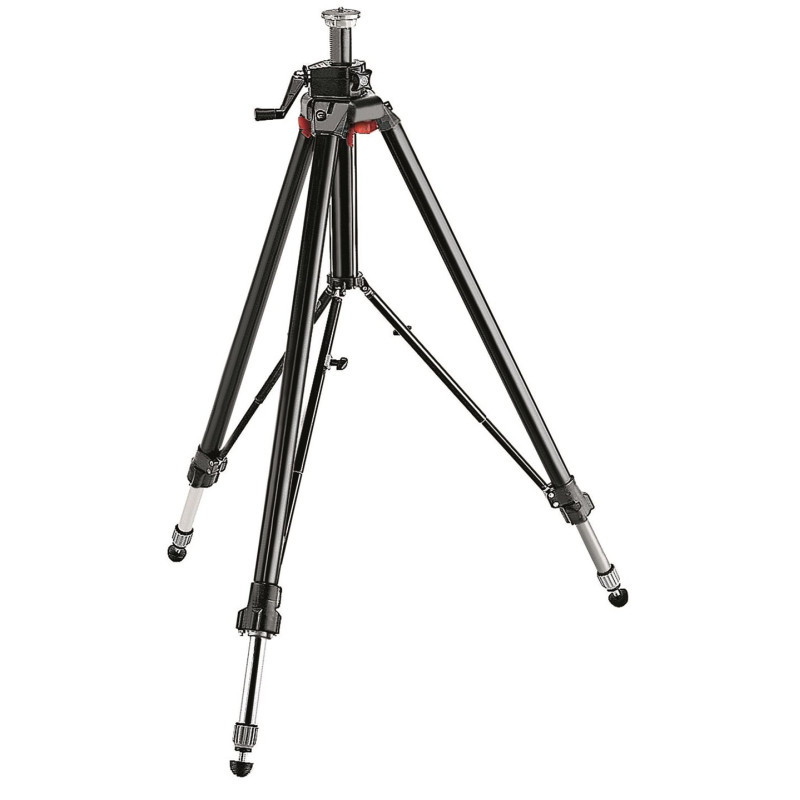 Tripod - Manfrotto TRIAUT profesionalus reguliuojamo aukščio juodas