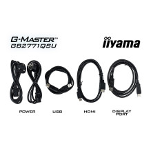Monitorius - iiyama G-MASTER GB2771QSU-B1 27" 2560x1440 200Hz G-SYNC Juodas Monitorius - iiyama G-MASTER GB2771QSU-B1 27" 2560x1440 200Hz G-SYNC Juodas