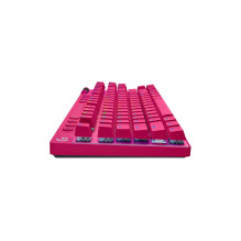 Gaming keyboard - Logitech G PRO X TKL wireless mechanical RGB pink
