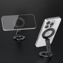 Telefono laikiklis - VRIG MG-26 Mini MagSafe Dual Magnetic Holder for iPhone 12-16 Telefono laikiklis - VRIG MG-26 Mini MagSafe Dual Magnetic Holder for iPhone 12-16