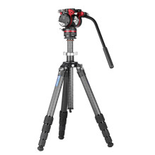 Tripod - Leofoto Summit LM-365C Carbon Fiber Professional Support Black