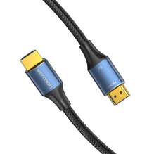 HDMI kabelis - Vention medvilninis pintas M į M 8K 5M aliuminio lydinys mėlynas HDMI kabelis - Vention medvilninis pintas M į M 8K 5M aliuminio lydinys mėlynas