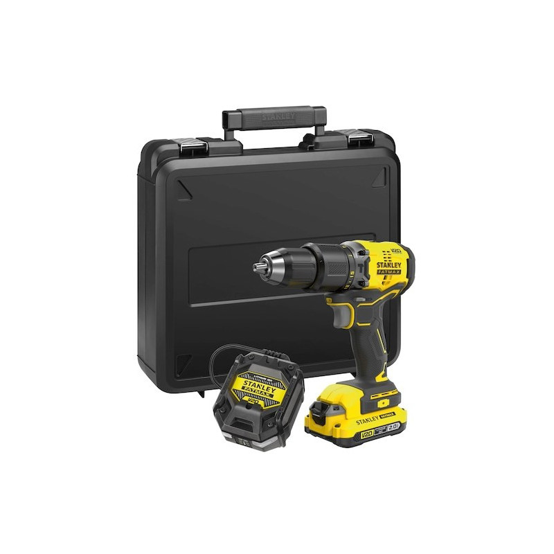 Įrankis - STANLEY GRĘŽTUVAS / VAIRUOTOJAS SFMCD715D1K 18V 60N m Ličio jonų