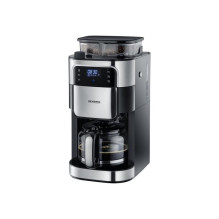 Coffee Machine - Severin KA 4813 1.25L Stainless Steel Grinder Black / Silver