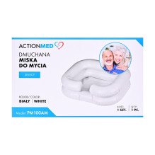 Veiklos - Plaunamoji dubuo ActionMed pripučiama stačiakampė su siurbliu balta