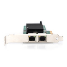 Tinklo Plokštė - DIGITUS Gigabit Ethernet PCIe Plokštė 2-port 1000 Mbit / s