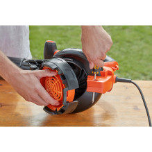 Sodo įrankis - BLACK+DECKER BEBLV301-QS 3000W lapų pūstuvas 404 km / h 72L maišas Sodo įrankis - BLACK+DECKER BEBLV301-QS 3000W lapų pūstuvas 404 km / h 72L maišas