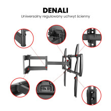 TV Mount - MONTIS DENALI 37"-105" 75kg Tilt Black TV Mount - MONTIS DENALI 37"-105" 75kg Tilt Black