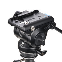 Stand - Benro Rhino 24C+S4PRO (professional, fluid head, adjustable height)