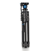 Stand - Benro Rhino 24C+S4PRO (professional, fluid head, adjustable height)