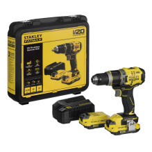 Power Tool - STANLEY SFMCD721D2K Cordless Drill 18V with 2 Batteries and Charger Power Tool - STANLEY SFMCD721D2K Cordless Drill 18V with 2 Batteries and Charger