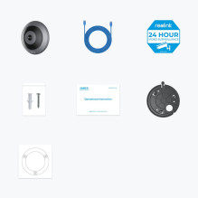 IP saugumo kamera - Reolink P520 6MP 360° žuvies akies PoE vidaus naktinis matymas
