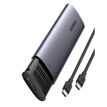 SSD Korpusas - UGREEN 10902 M.2 10 Gbit / s USB Type-C Aliuminio Pilkas