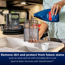 Valymo įranga - Bissell SpotClean Belaidis (3681N, nešiojamas giliųjų valymo prietaisas, juodas)
