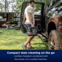 Valymo įranga - Bissell SpotClean Belaidis (3681N, nešiojamas giliųjų valymo prietaisas, juodas)