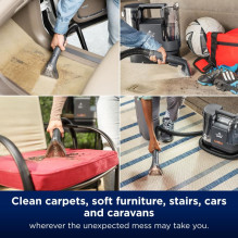 Valymo įranga - Bissell SpotClean Belaidis (3681N, nešiojamas giliųjų valymo prietaisas, juodas)