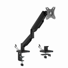 Monitoriaus Laikiklis - GEMBIRD MA-DA1U-01 Reguliuojama Rankena 17"-32" su USB Prievadais Juoda Monitoriaus Laikiklis - GEMBIRD MA-DA1U-01 Reguliuojama Rankena 17"-32" su USB Prievadais Juoda