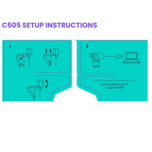 Webcam - Logitech C505 HD 1280x720, 60° FOV, Omnidirectional Microphone, 2m USB Webcam - Logitech C505 HD 1280x720, 60° FOV, Omnidirectional Microphone, 2m USB