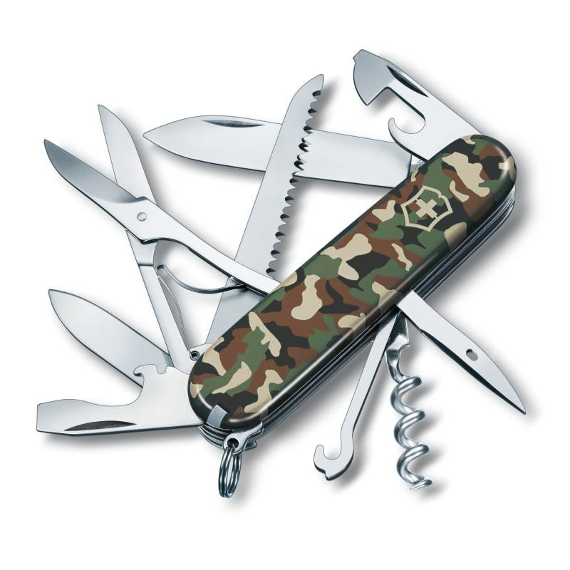 Hand tool - Victorinox Huntsman Swiss Army Knife (Victorinox, 1.3713.94, 13 tools, camouflage)