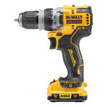 Power Tool - DeWalt DCD703L2T-QW Cordless Drill 12V 1500 RPM 3Ah Black Yellow