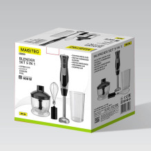 Hand mixer - Maestro MR-566 3-in-1 500W blender, chopper, whisk black