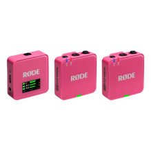 Microphone - RØDE Wireless GO III 2 Transmitters 260m Range 7h Battery Pink