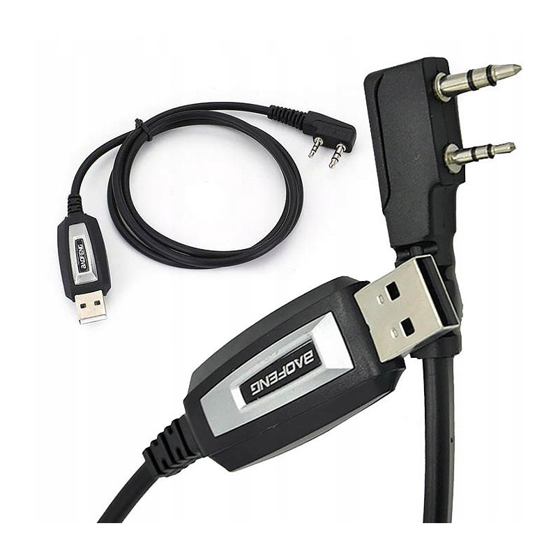 Adapteris - BAOFENG UV-5R UV-82 USB-A K-Type Plug