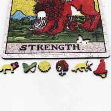 Puzzle - Tarot Power Rider-Waite 250 Pieces Wooden 21x35 cm Puzzle - Tarot Power Rider-Waite 250 Pieces Wooden 21x35 cm