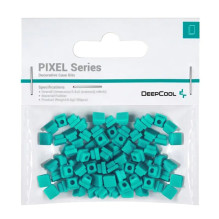 Priedai - DEEPCOOL PIXEL Universal Rubber Product 100 Pieces Green