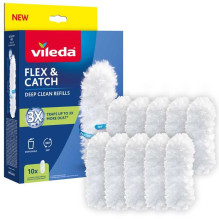 Valymo Priedas - VILEDA Flex&amp;Catch Šluotos Pakeitimai 10 vnt.