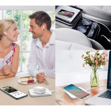 Belaidis įkroviklis CHOETECH, 10W, juodas