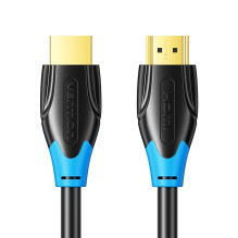 HDMI kabelis - Vention 15m didelės spartos 18 Gbit / s 4K PVC juodas HDMI kabelis - Vention 15m didelės spartos 18 Gbit / s 4K PVC juodas