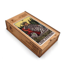 Puzzle - Tarot Empress Wooden 250 Pieces 21x35 cm Organic Puzzle - Tarot Empress Wooden 250 Pieces 21x35 cm Organic
