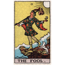 Dėlionė - Tarot Kvailys Medinė 250 Detalių Ekologiška 21x35 cm