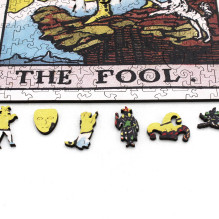 Puzzle - Tarot Fool Wooden 250 Pieces Ecological 21x35 cm
