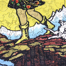 Dėlionė - Tarot Kvailys Medinė 250 Detalių Ekologiška 21x35 cm