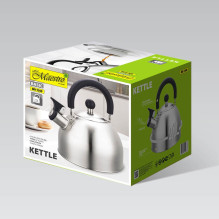 Electric Kettle - Maestro MR-1300 2L Stainless Steel Whistling Silver Electric Kettle - Maestro MR-1300 2L Stainless Steel Whistling Silver