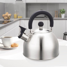 Electric Kettle - Maestro MR-1300 2L Stainless Steel Whistling Silver Electric Kettle - Maestro MR-1300 2L Stainless Steel Whistling Silver