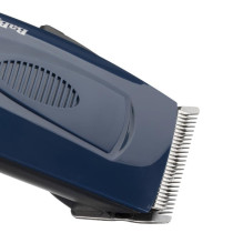 Hair Clipper - BaByliss E695E Corded Stainless Steel Blades Adjustable Length Blue