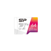Memory card - Silicon Power Elite Colorful 64GB MicroSDHC UHS-I Class 10