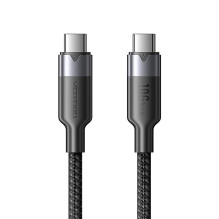 USB kabelis - Vention USB 3.2 10Gbps 5A 1m USB-C į C juodas USB kabelis - Vention USB 3.2 10Gbps 5A 1m USB-C į C juodas