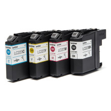 Ink Cartridge - Brother LC223VAL 4-Pack Cyan Magenta Yellow Black Ink Cartridge - Brother LC223VAL 4-Pack Cyan Magenta Yellow Black