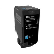 Toner Cartridge - Lexmark 74C2HCE 9800-23700 Pages Cyan Toner Cartridge - Lexmark 74C2HCE 9800-23700 Pages Cyan