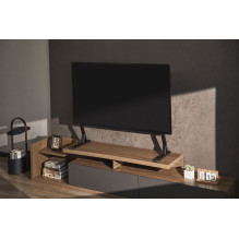 Televizoriaus Stovas - GEMBIRD TVS-D90F-01 45"-90" Aukščio Reguliuojamas Plienas Juodas Televizoriaus Stovas - GEMBIRD TVS-D90F-01 45"-90" Aukščio Reguliuojamas Plienas Juodas
